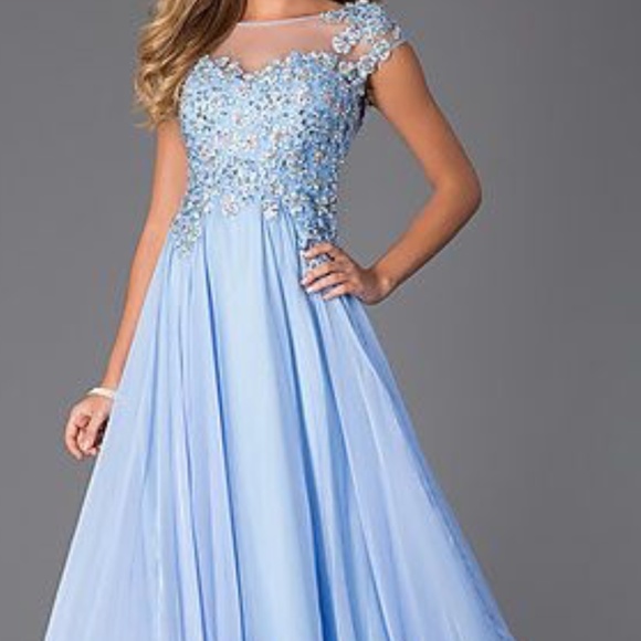 BLUE DRESS - Picture 2 of 3